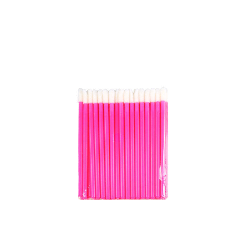 Disposable Lip Brush Sticks - 100 Pcs Soft Makeup Applicator Wands